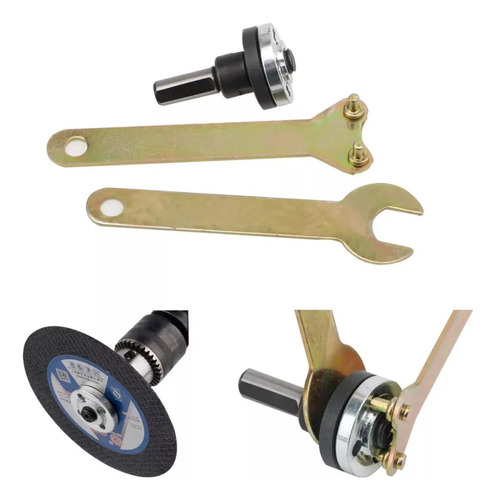 Adaptador De Amoladora De Disco Con Varilla De Perforación