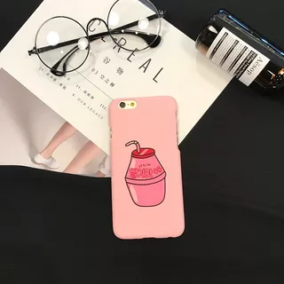 Funda Para iPhone Pink Drink Cute Back Cover Lovely