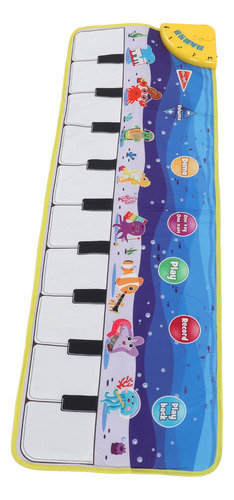 Alfombrilla Ocean World Music, Sensible Al Tacto, Plegable
