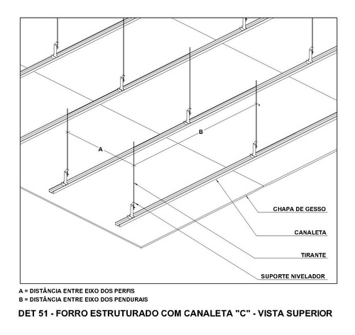 Tirante Arame Para Forro Drywall 20 Cm - 100 Un