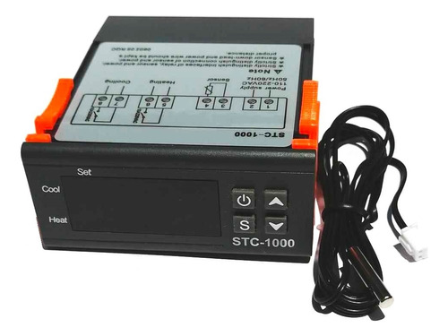 Stc-1000 Controlador De Temperatura O Sensor Dual 110-220v