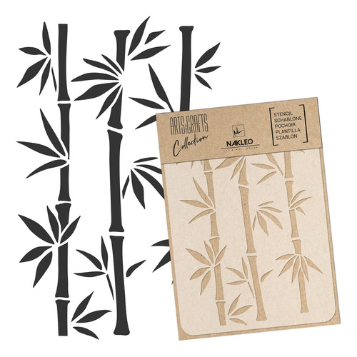 Nakleo Plantilla De Plástico Reutilizable Diy - Brotes De Ba