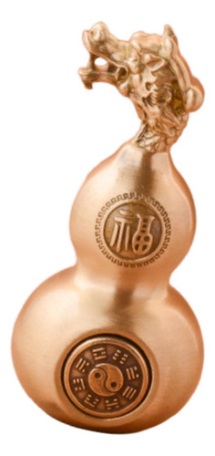 Mini Calabaza China De Latón, Adorno Feng Shui, Estatuilla