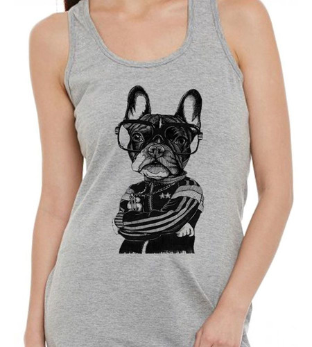 Musculosa Bulldog Frances Hipster