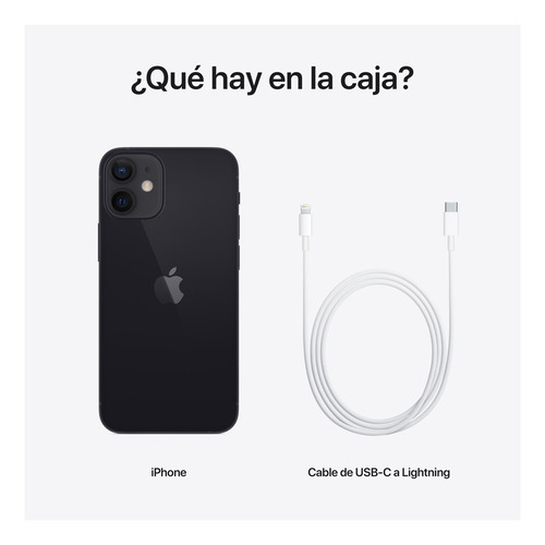 Apple iPhone 12 mini (64 GB) - Negro