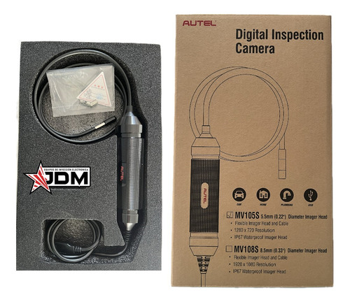 Cámara Boroscópica Mv105 S Autel+scanner Mx900 Pax Mercosur