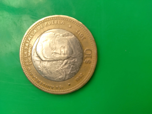 Moneda De 10 Pesos 2012 Conmemorativa 150 Años De La Batalla