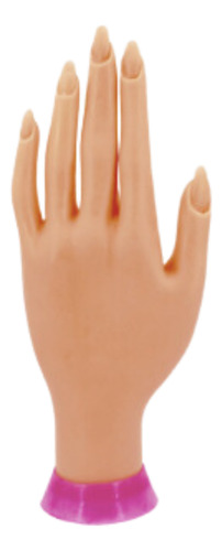 Mano Con Uña Silicon De Practica Para Diversas Tecnicas Arte
