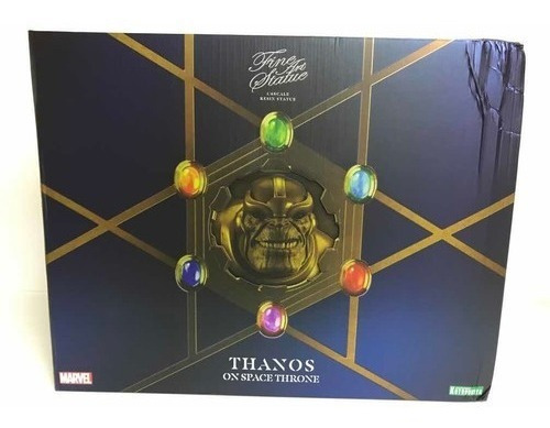 Thanos On Space Throne Marvel Estatuta Kotobukiya Nuevo