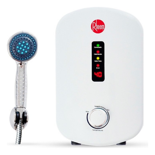 Calentador De Agua Eléctrico Rheem Elegant Plus 110v 4kw Color Blanco