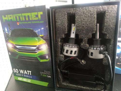 Bombillo Led H1 - H3 - H7 - H11 Marca Hammer