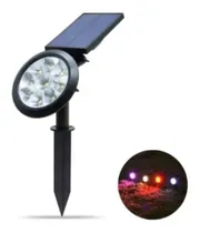 Comprar Lampara Exterior Reflector Led Panel Solar 7 Colores Color de la carcasa Negro Color de la luz RGB