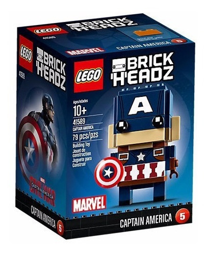 Lego Brickheadz Capitan America 41589 Distribuidora Lv