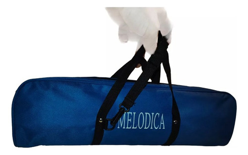 Flauta Melódica 32 Teclas Estuche Boquilla Flexible + Bolso Color Negro