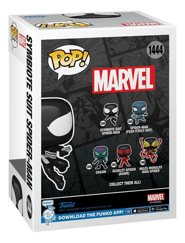 Funko Pop Marvel Spider-man Simbionte Se Manda En Caja