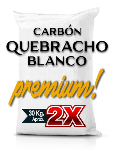 30 Kg. De Carbón Quebracho Blanco Premium Envio Gratis Stgo.