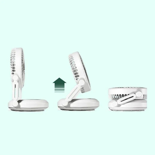 Ventilador Portatil 3 Aspas Usb Luz Led Bighouse