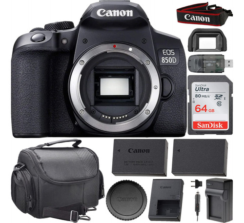 Camara Para Cuerpo Canon Eo 850d Rebel T8i Dslr Solo (64 Gb