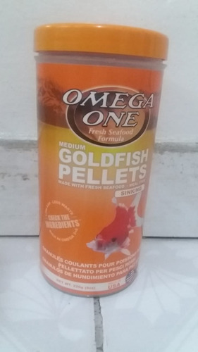 Goldfish Pellets 4mm 226gr Omega One Para Peces De Agua Fria