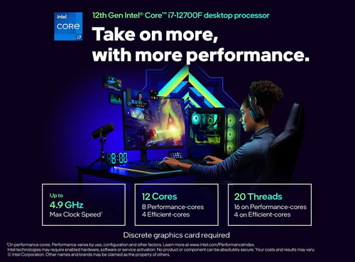 Procesador De Computadora Intel Core I7-12700f 12.ª Generaci