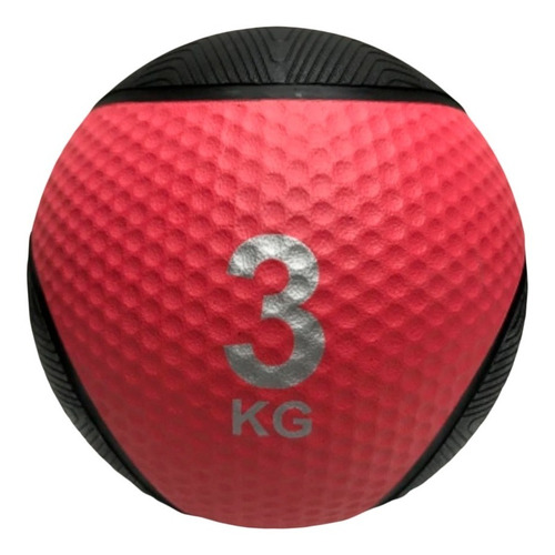 Proyec Medicine Ball De Goma Con Pique 3kgs - Fitness - 127