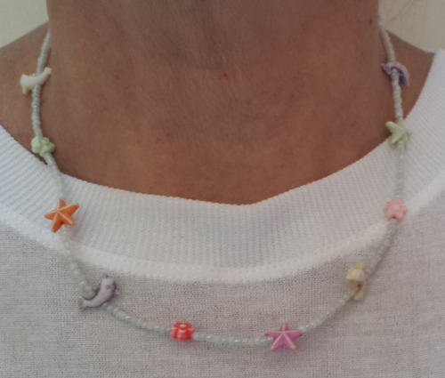 Collar Bisutería Playero De Niña O Mujer, Usado (Usado)