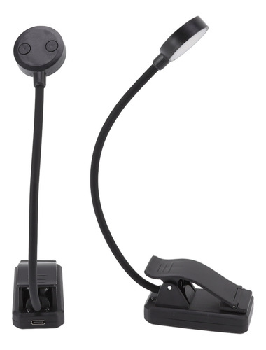 Luz De Leitura Usb Recarregável Lâmpada De Mesa Led