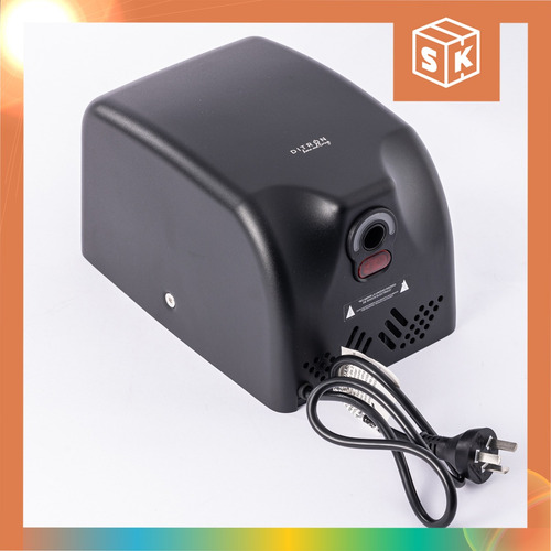 Imagen 5 de 10 de Secamanos Electrico 1350w Automatico Aproximacion Baño Black