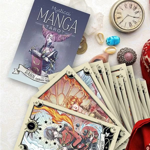Mystical Manga Tarot - Para Imprimir + Guía + Regalos