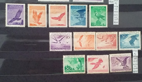 Liechtenstein -tema Aéreos /aves Anos 1936 E 39