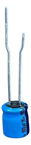 100x Capacitor Eletrolitico 100uf/16v Rd. 85º 6,3x7mm Fitado