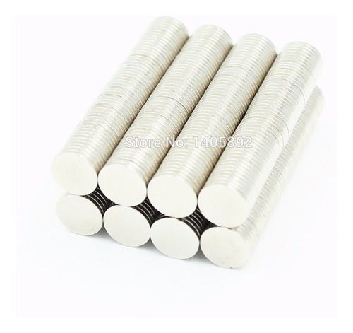 Imagen 5 de 9 de 10 Imanes De Neodimio 8x1 Mm Ultrapotentes