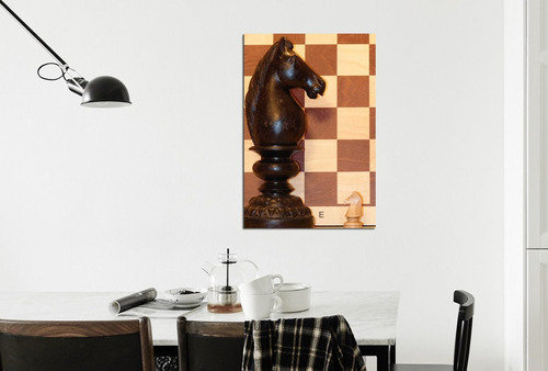 Cuadro 20x30cm Ajedrez Chess Juego Game M5