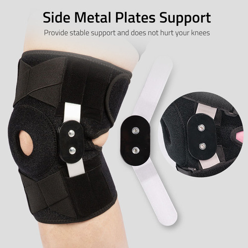 Rodillera Ajustable Con Estabilizador Metálico Lateral Para