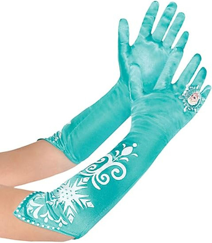 Guantes Frozen Largo Elsa Costume