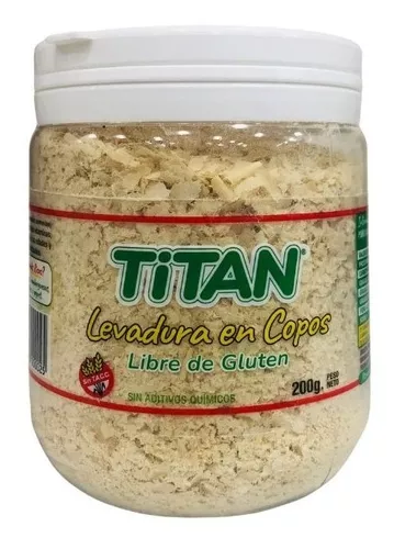 Copos All-Natural de levadura nutricional, vegano, sin-GMO, alta en  proteínas y vitaminas del grupo B, 57 porciones (1 libras)