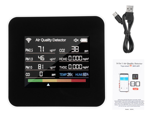 Detector De Calidad Del Aire Tvoc Timer Detecta Y Aire Con C