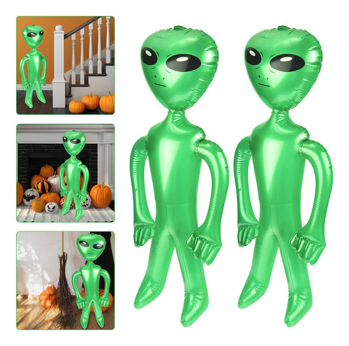 Alien Infla Alien Expand Inflable, 2 Unidades
