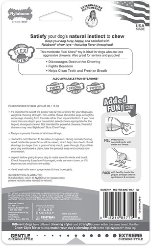 Imagen 8 de 8 de Nylabone Chill & Chew Freezer - Juguete Para Masticar Huesos