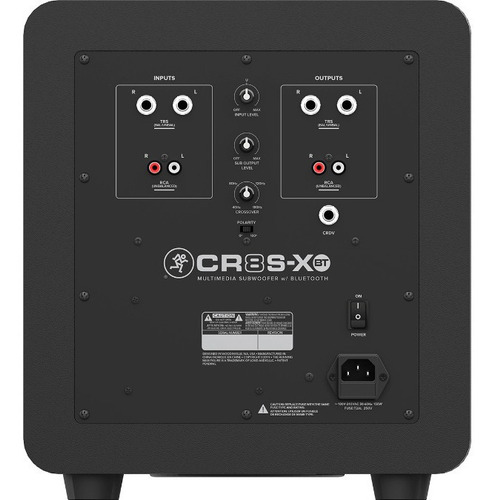 Subwoofer Multimedia C/bluetooth 8 Pulgadas Mackie Cr8s-xbt