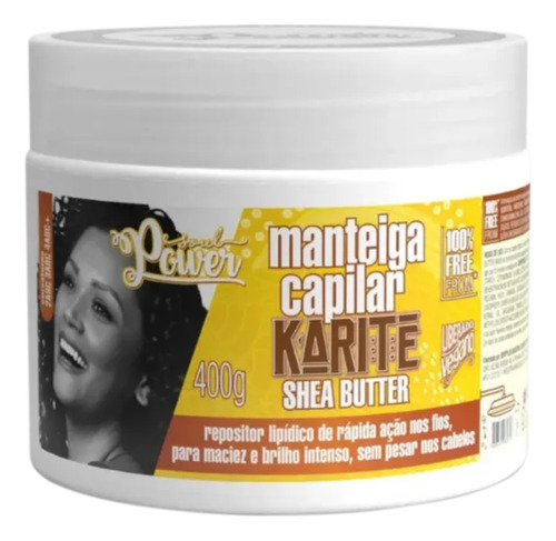 Soul Power Karite Completo + Creme 500ml + Text Óleo