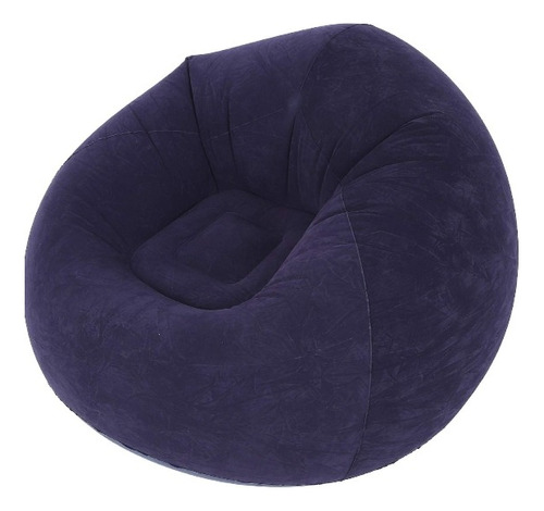 Sillón Inflable Silla Aterciopelada Puff Adulto Cómodo Sofá