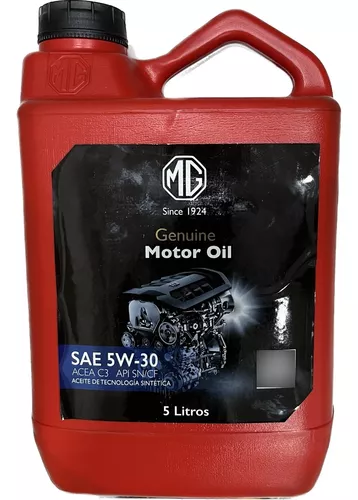 Aceite Motor Mg 5w-30 Bidón De 5 Litros