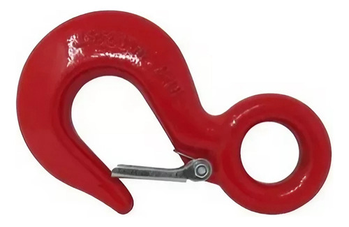 Gancho C/ojo C/seguro 3 Ton. Grado 80 Color Rojo
