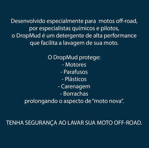 Imagem 2 de 3 de Desengraxante Shampoo Lavação Drop Mud 5 Litros