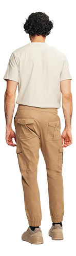 Pantalon Jogger Casual Bolsas Next & Co Holi Beige Hombre