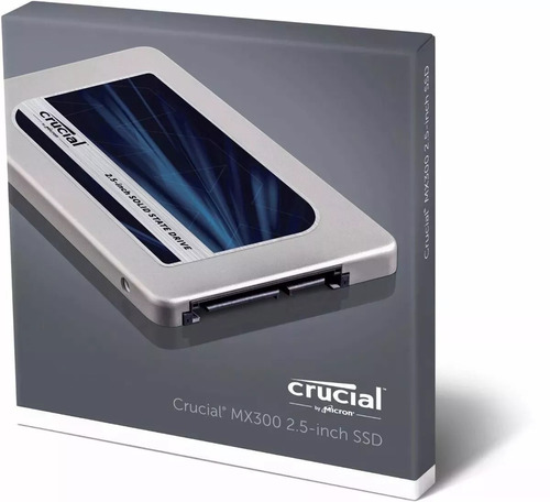 SSD Crucial Mx300 SATA3 de 2 TB, 6 Gb/s, 2,5 mm HD