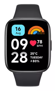 Smartwatch Xiaomi Redmi Watch 3 Active Global, Negro