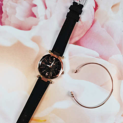 Set De Relojes De Mujer Con Pulsera, Modernos Y Luminosos, M