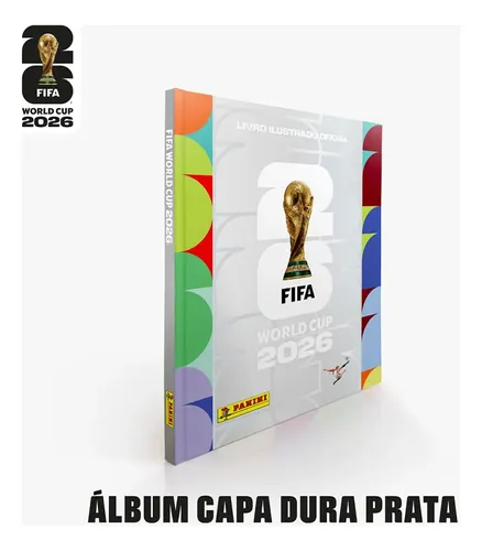 Álbum Copa 2026 Capa Dura — Edição Prata